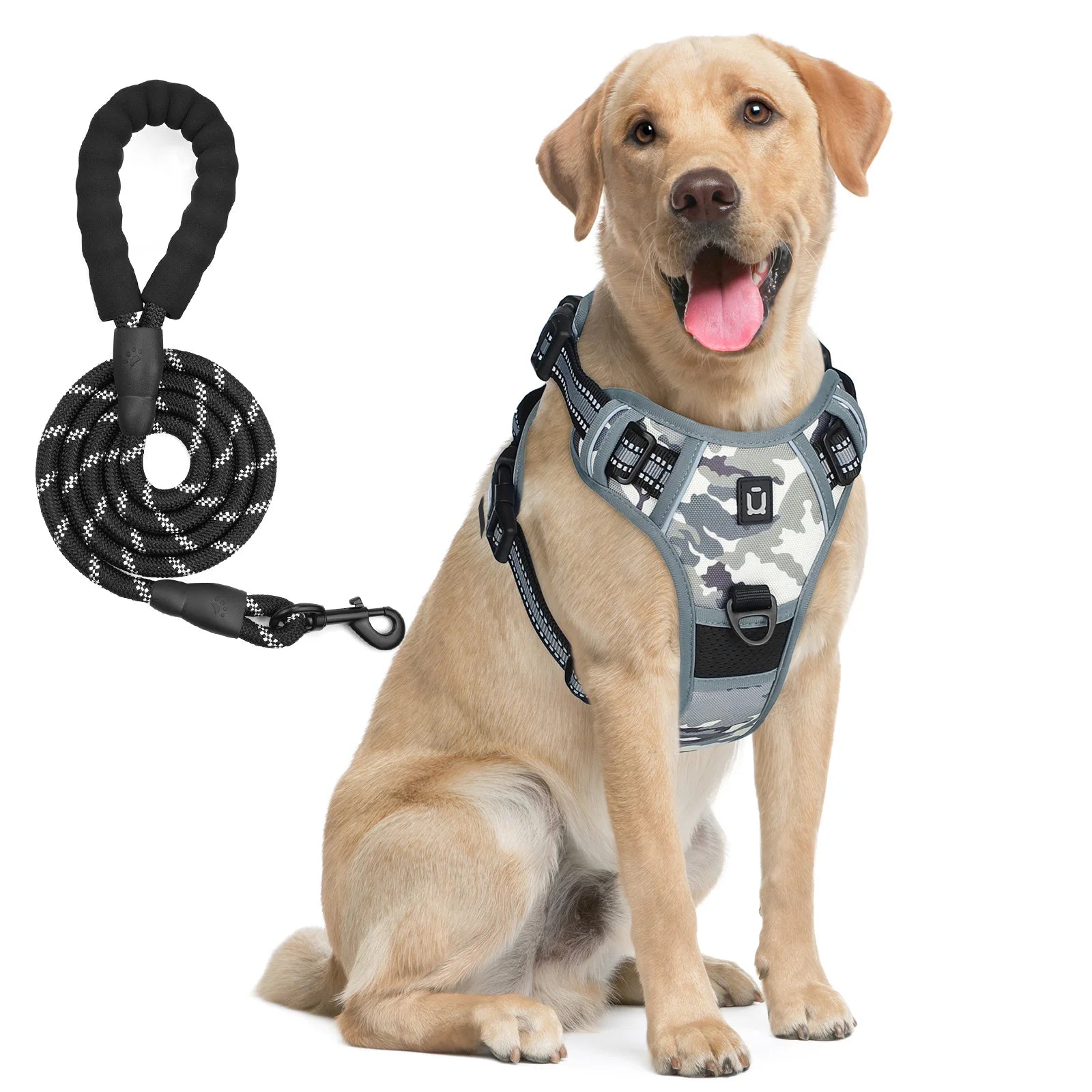 The Forge - Cushioned No-Pull Harness Combo with Reflective Leash
