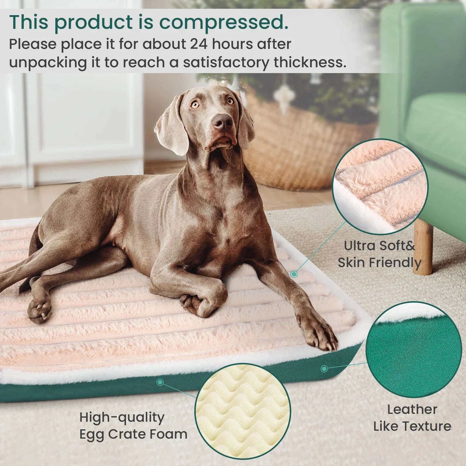 SnoozeTherapy Orthopedic Dog Bed Mat