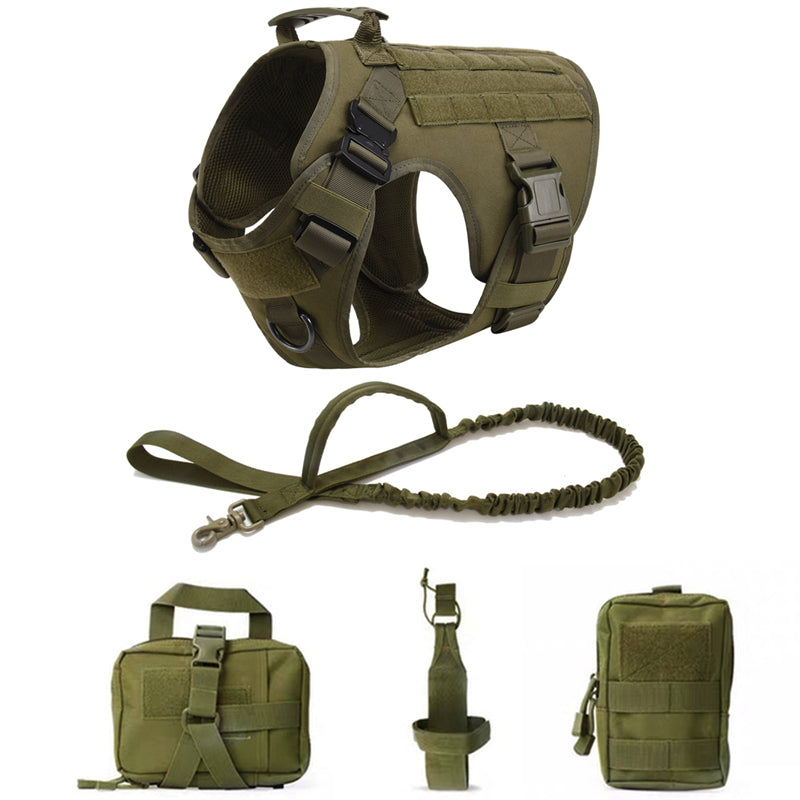 Heavy-Duty Tactical Dog Harness System