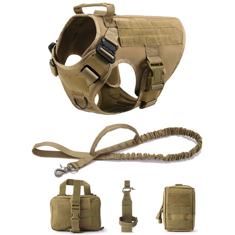 Heavy-Duty Tactical Dog Harness System