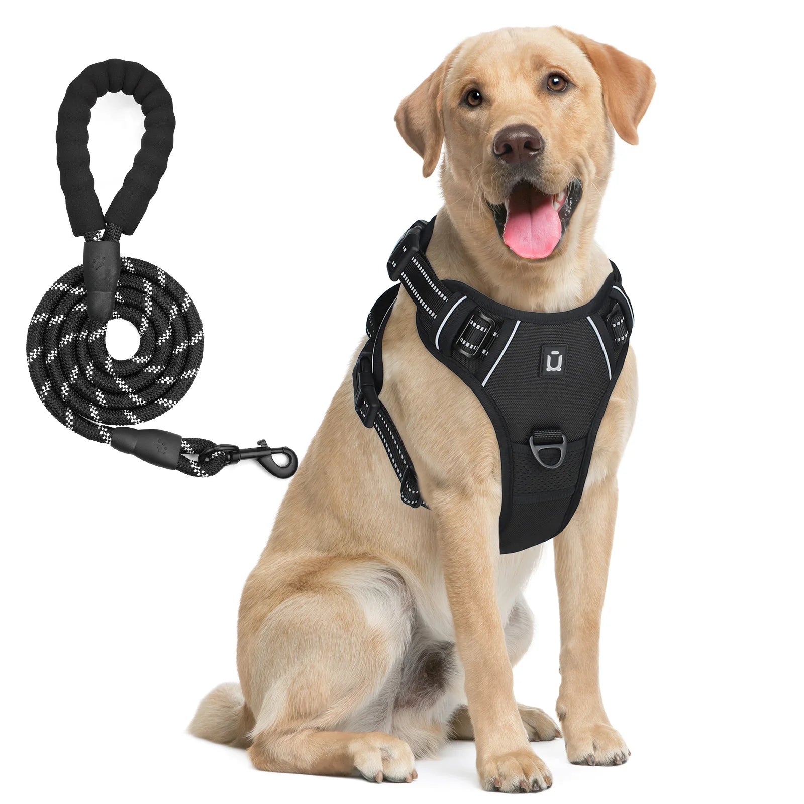 The Forge - Cushioned No-Pull Harness Combo with Reflective Leash