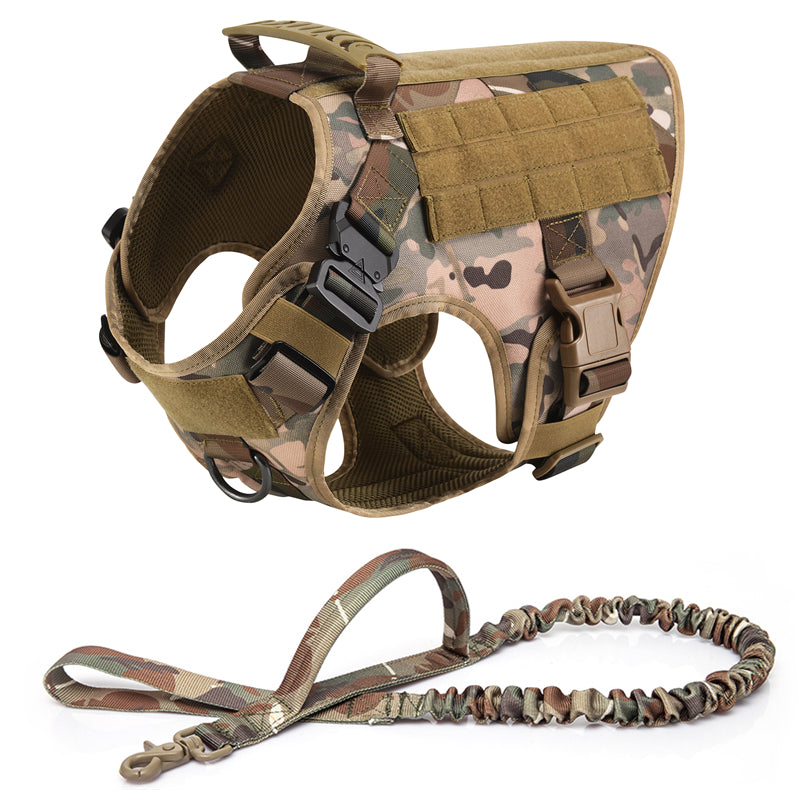 Tactical No-Pull Dog Harness with Leash Set – Built for Strength & Comfort