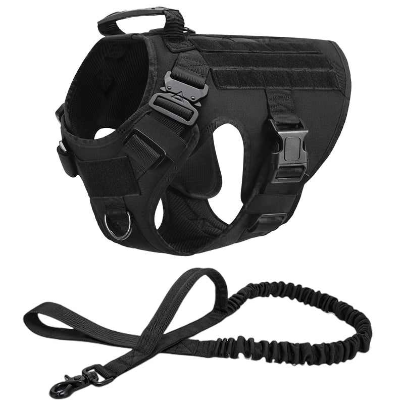 Tactical No-Pull Dog Harness with Leash Set – Built for Strength & Comfort