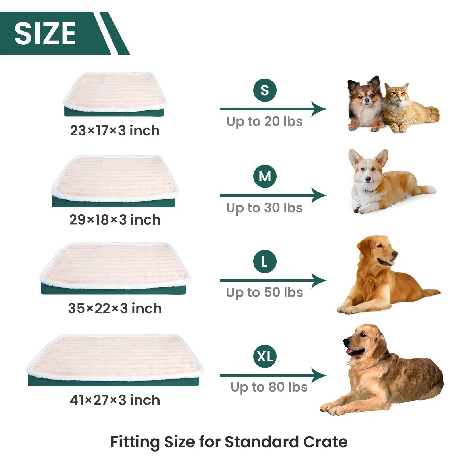 SnoozeTherapy Orthopedic Dog Bed Mat