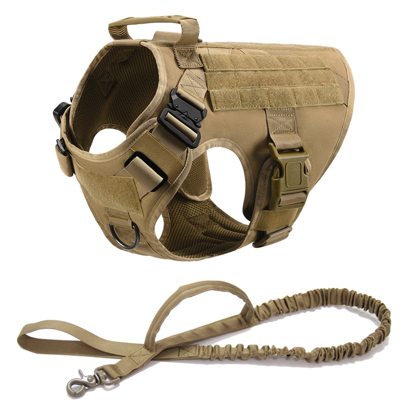 Tactical No-Pull Dog Harness with Leash Set – Built for Strength & Comfort