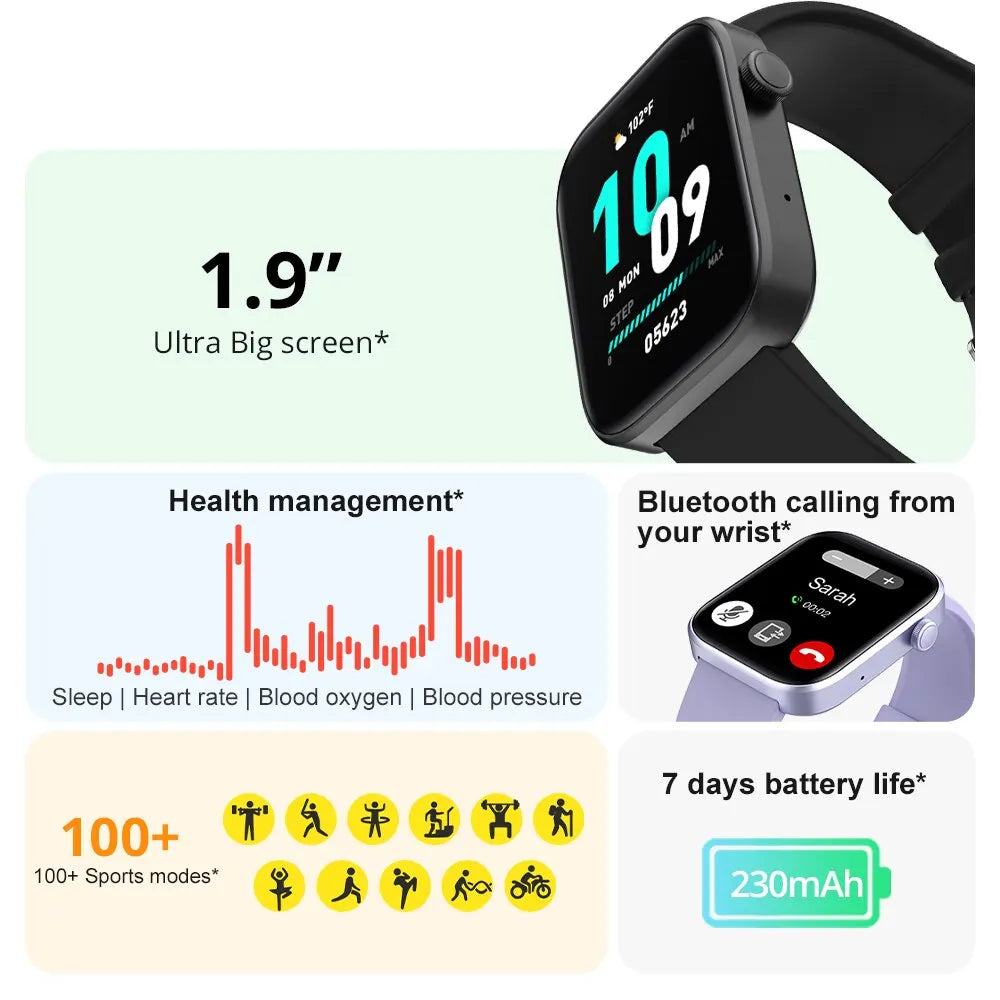 Health Monitoring Fitness Smart Watch